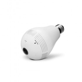 Ampoule camera espion wifi IP HD 360° avec micro intégré