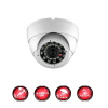 caméra vidéo surveillance professionnel HD 4 Caméras Dômes IR SONY FULL HD 960P Enregistreur DVR AHD disque dur Pack video