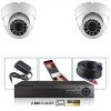 kit video surveillance professionnel 2 cameras ahd exterieures domes infrarouge 20m capteur sony 960p enregistreur numerique dvr