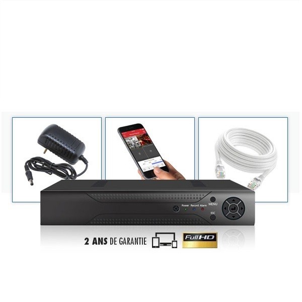 Kit vidéosurveillance 6 caméras tubes varifocales PRO FULL AHD SONY 5MP